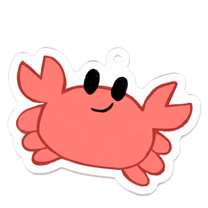 アクリルキーホルダー - 50 x 50 (mm)