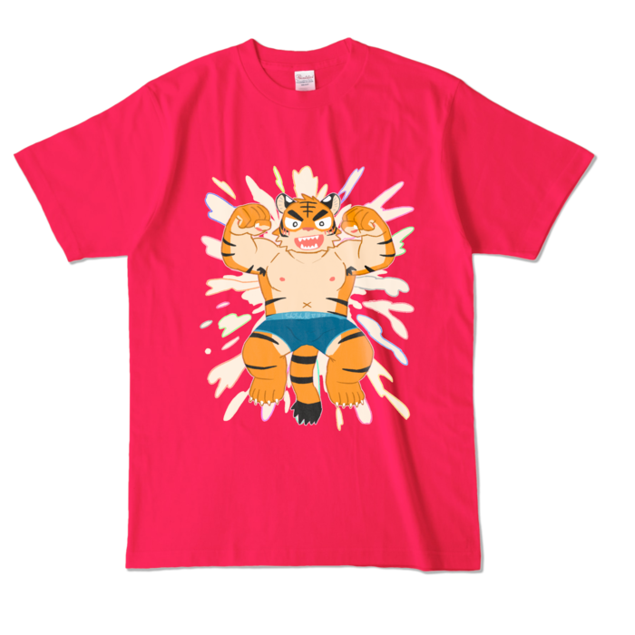 カラーTシャツ - L - ホットピンク (濃色)