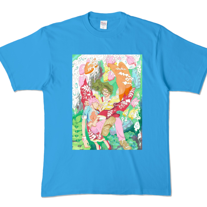 カラーTシャツ - XL - ターコイズ (濃色)