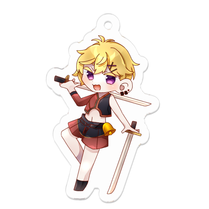 アクリルキーホルダー - 50 x 50 (mm)