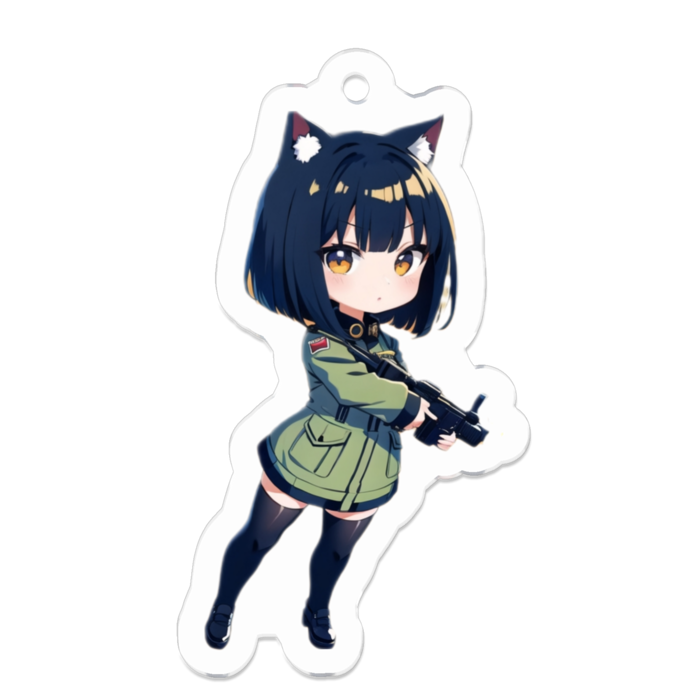 アクリルキーホルダー - 50 x 50 (mm)