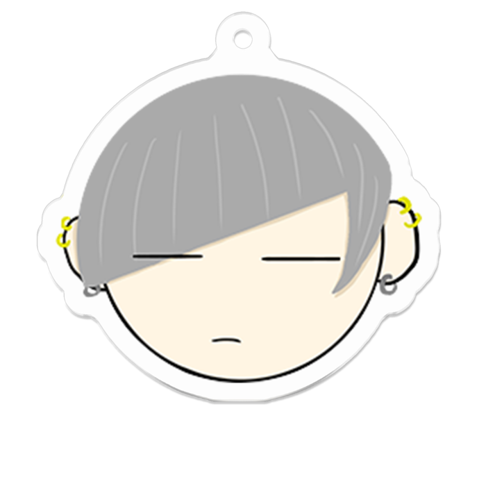 アクリルキーホルダー - 50 x 50 (mm)