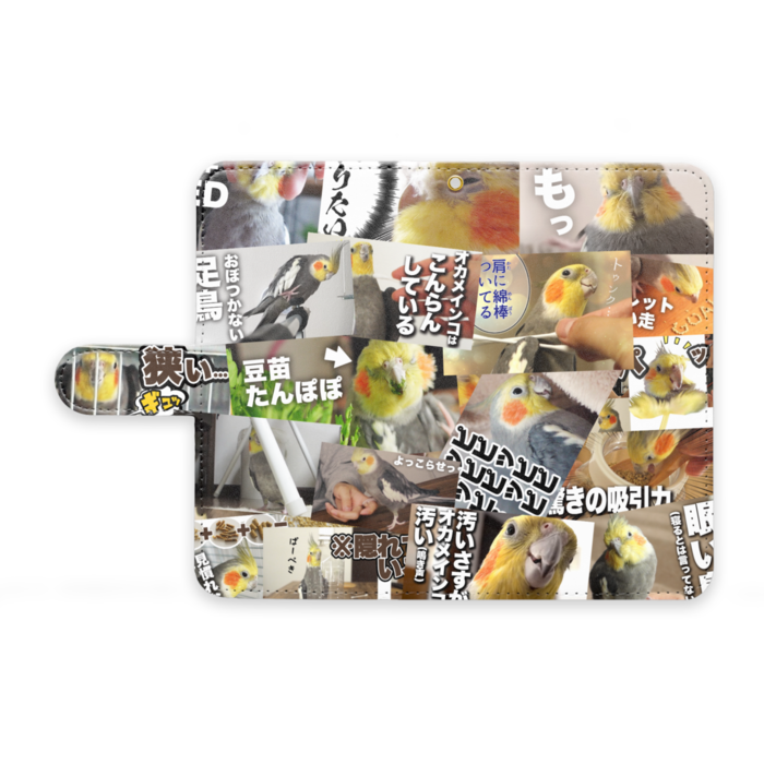 手帳型Androidケース - M - ストラップ穴 あり