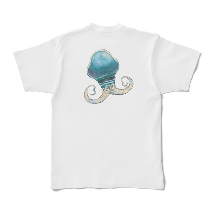 Tシャツ - XL - 白　海月