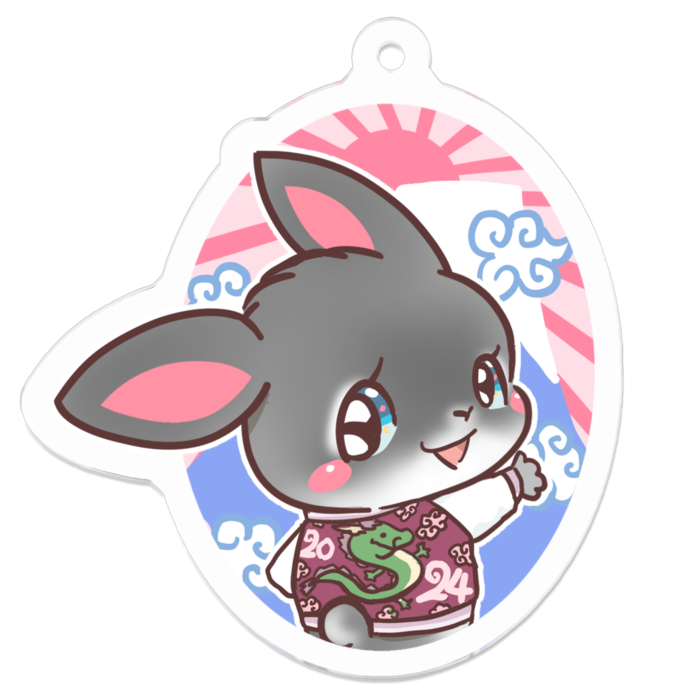 アクリルキーホルダー - 50 x 50 (mm)