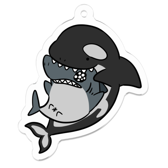 アクリルキーホルダー - 50 x 50 (mm)