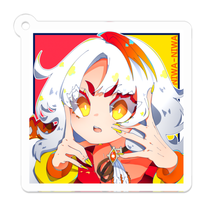 アクリルキーホルダー - 50 x 50 (mm)
