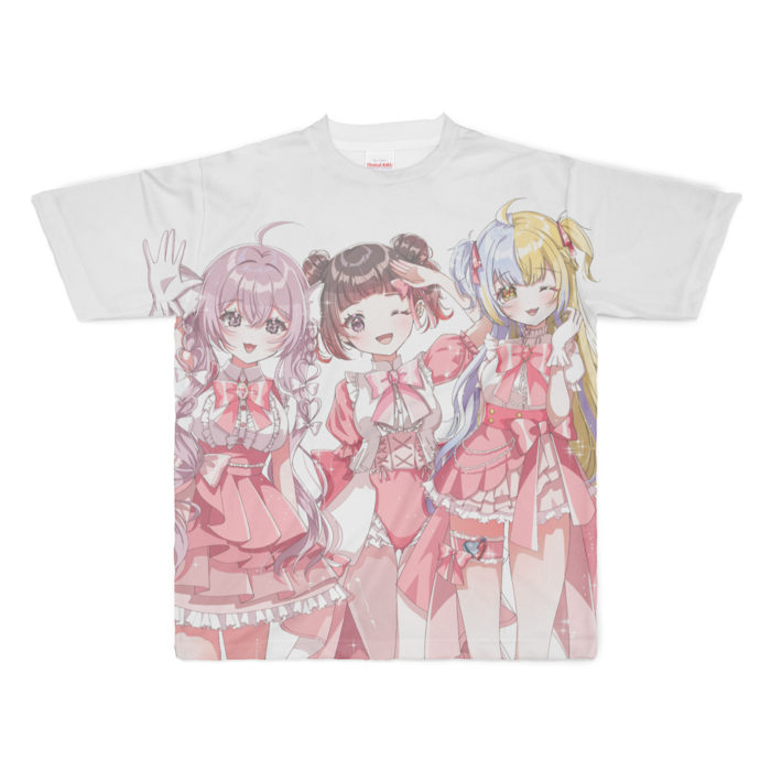 フルグラフィックTシャツ - XL - 正面印刷のみ