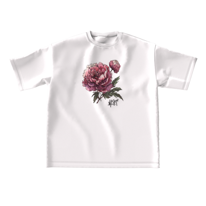 ビッグシルエットTシャツ（white） - L - 正面