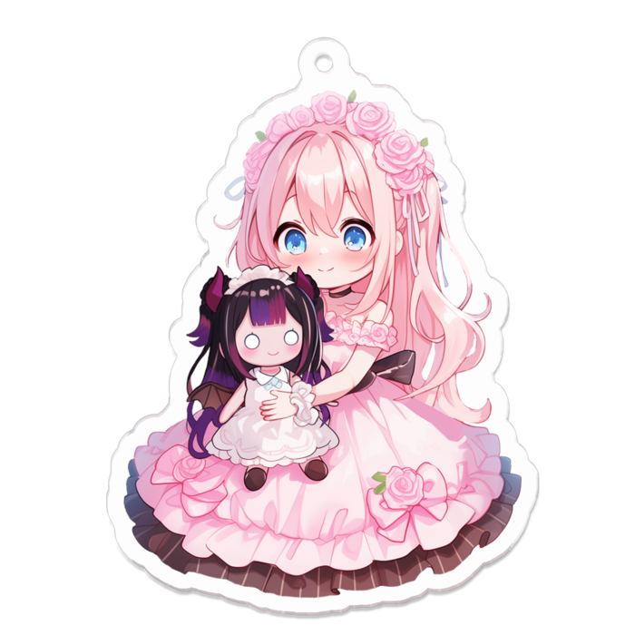 アクリルキーホルダー - 70 x 70 (mm)