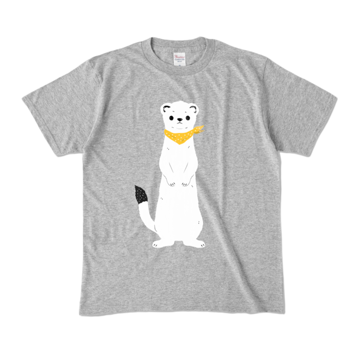 カラーTシャツ - M - 杢グレー (濃色)