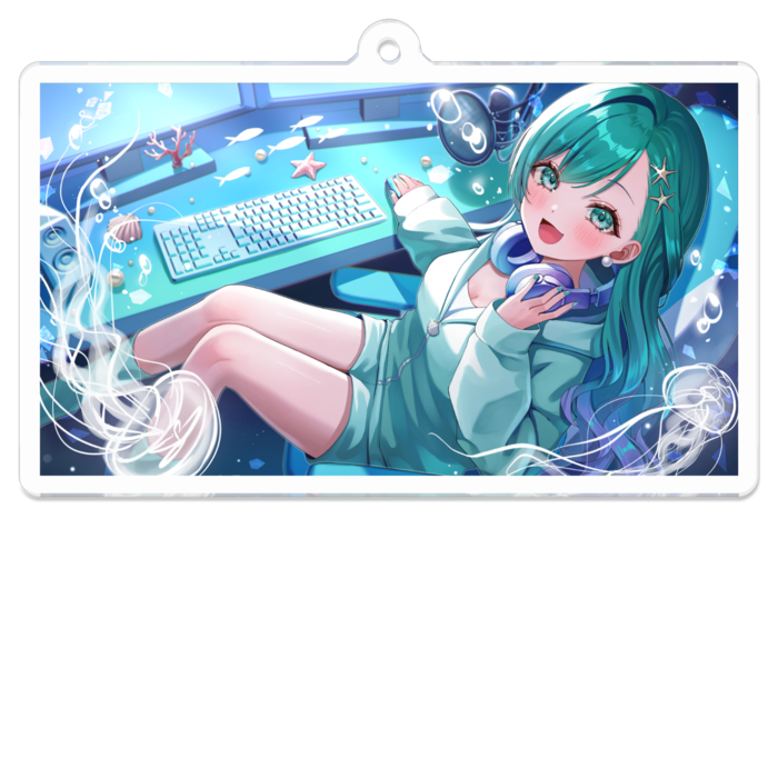 アクリルキーホルダー - 70 x 70 (mm)