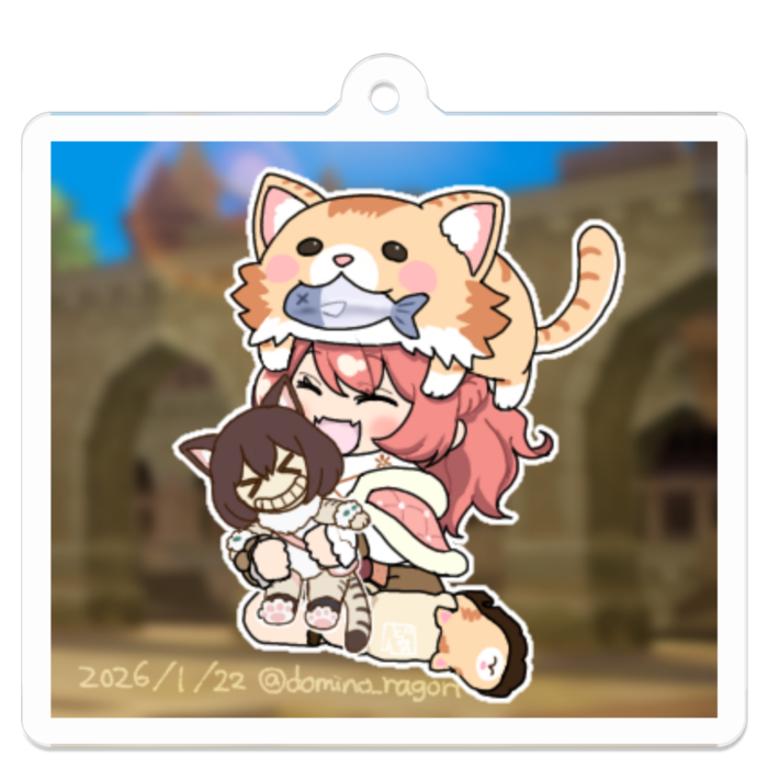 アクリルキーホルダー - 50 x 50 (mm)(26)