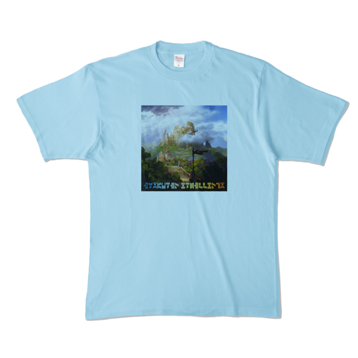 コロシアム デザインTシャツ（XL/ライトブルー）
