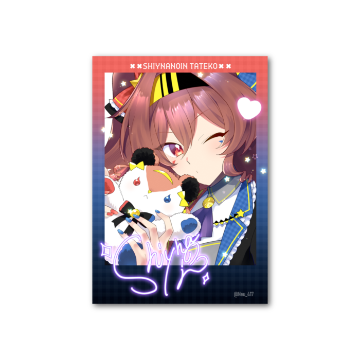 フォト風カード - 縦 - 片面