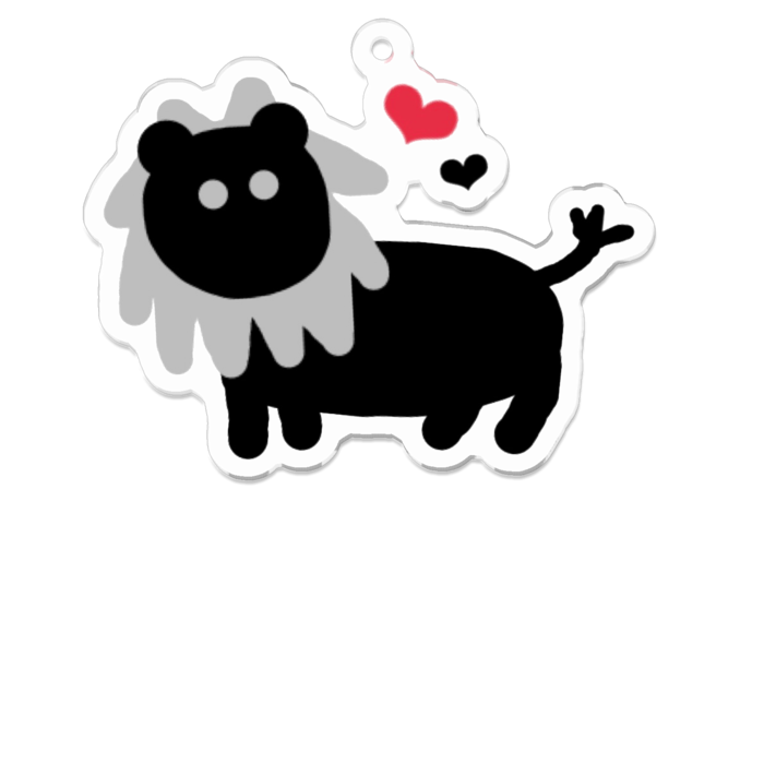 アクリルキーホルダー - 70 x 70 (mm)