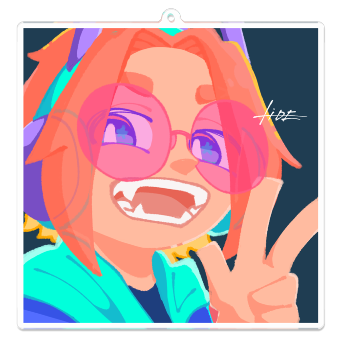アクリルキーホルダー - 100 x 100 (mm)