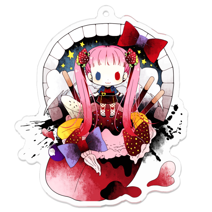 アクリルキーホルダー - 70 x 70 (mm)