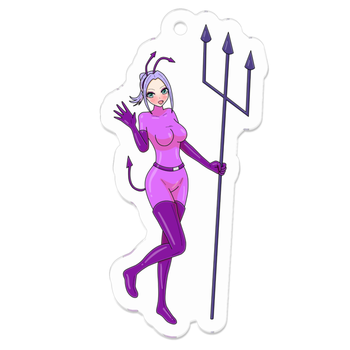 アクリルキーホルダー - 50 x 50 (mm)