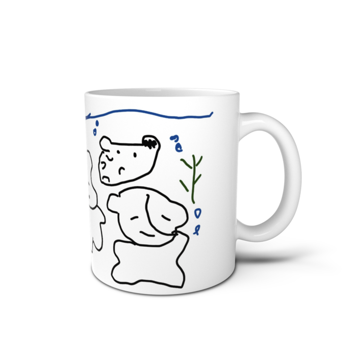 マグカップ - 直径 8 cm / 高さ 9.5 cm