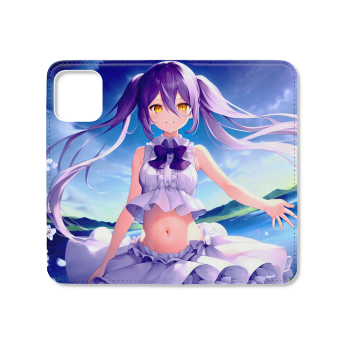 手帳型iPhoneケース(ベルトなし) - iPhone12 / 12 Pro - ストラップ穴 なし