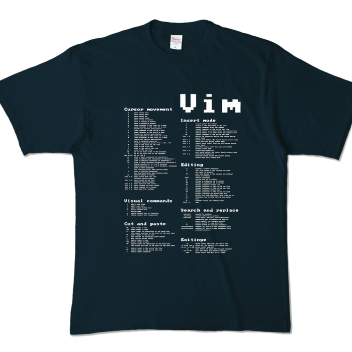 カラーTシャツ - XL - ネイビー (濃色)
