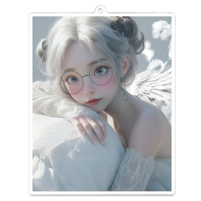 アクリルキーホルダーA（コーティング） - 100 x 100 (mm)