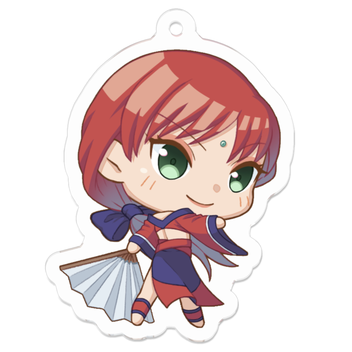 アクリルキーホルダー（コーティング） - 50 x 50 (mm)