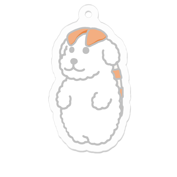 アクリルキーホルダー - 50 x 50 (mm)