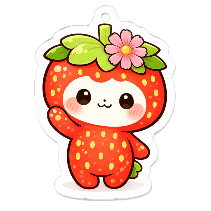 アクリルキーホルダー - 50 x 50 (mm)