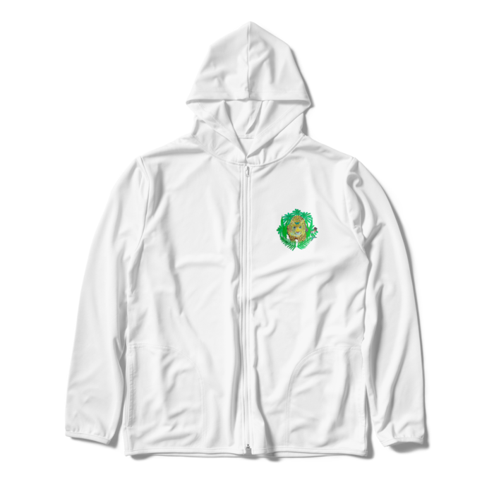 ジップパーカー - XL - ホワイト