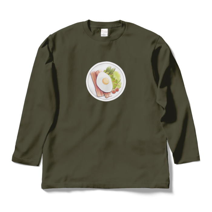 ロングスリーブTシャツ アーミーグリーン L