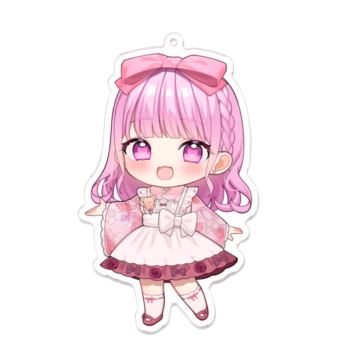 アクリルキーホルダー（コーティング） - 100 x 100 (mm)