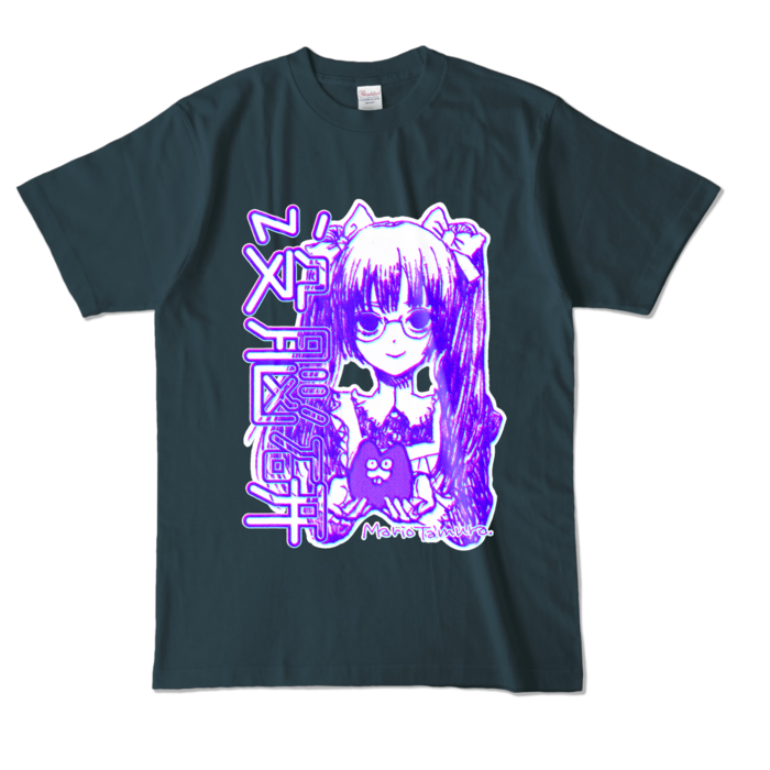 カラーTシャツ - L - デニム (濃色)