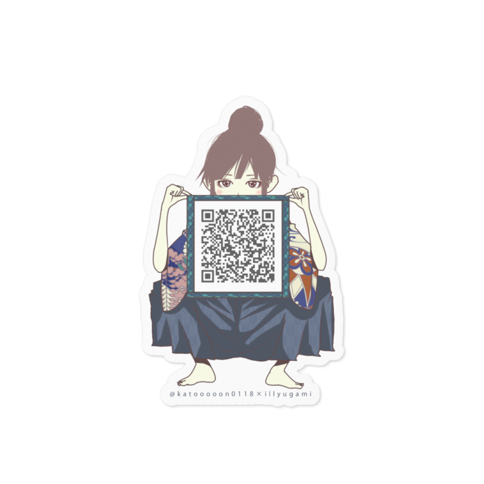 ステッカー - 100 x 100 (mm)