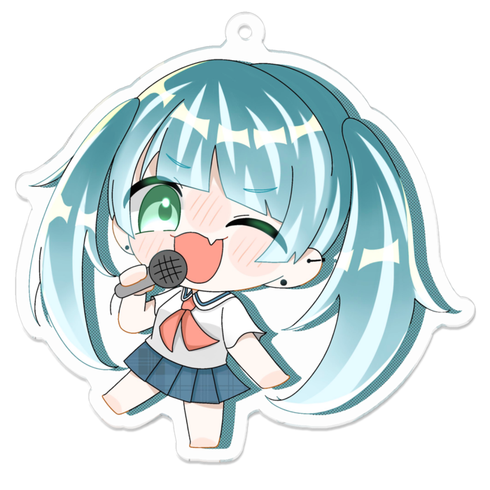 アクリルキーホルダー - 70 x 70 (mm)