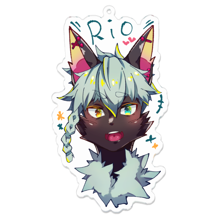 アクリルキーホルダー - 100 x 100 (mm)