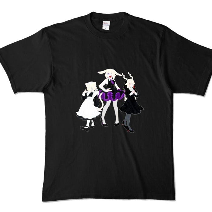 カラーTシャツ - XL - ブラック (濃色)