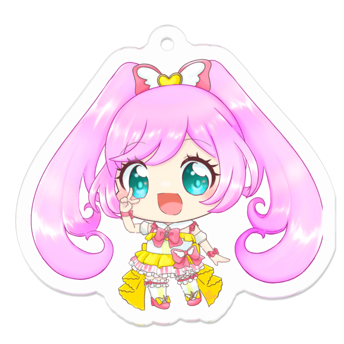 アクリルキーホルダー - 50 x 50 (mm)