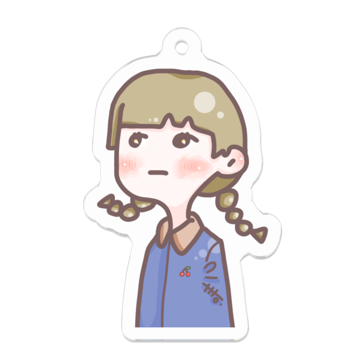 アクリルキーホルダー(コーティング) - 50 x 50 (mm)