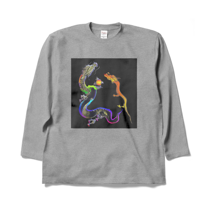 ロングスリーブTシャツ - XL - 杢グレー