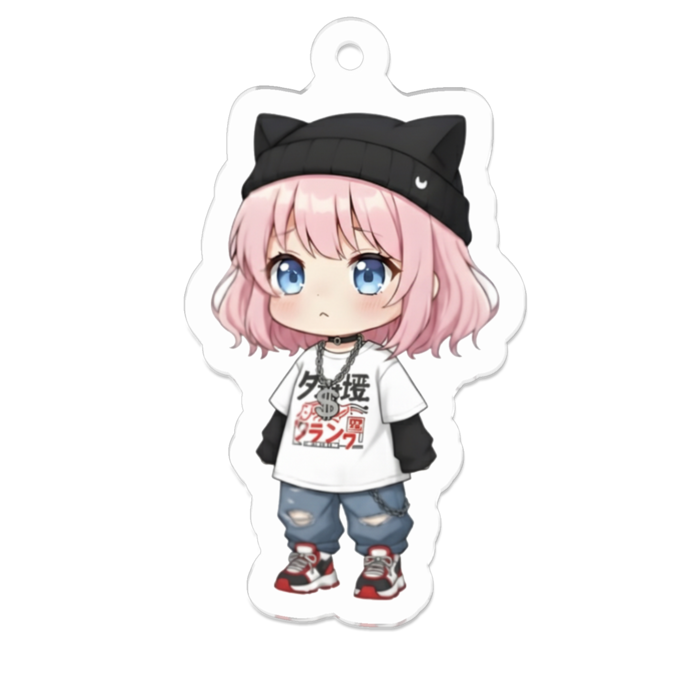 アクリルキーホルダー - 50 x 50 (mm)