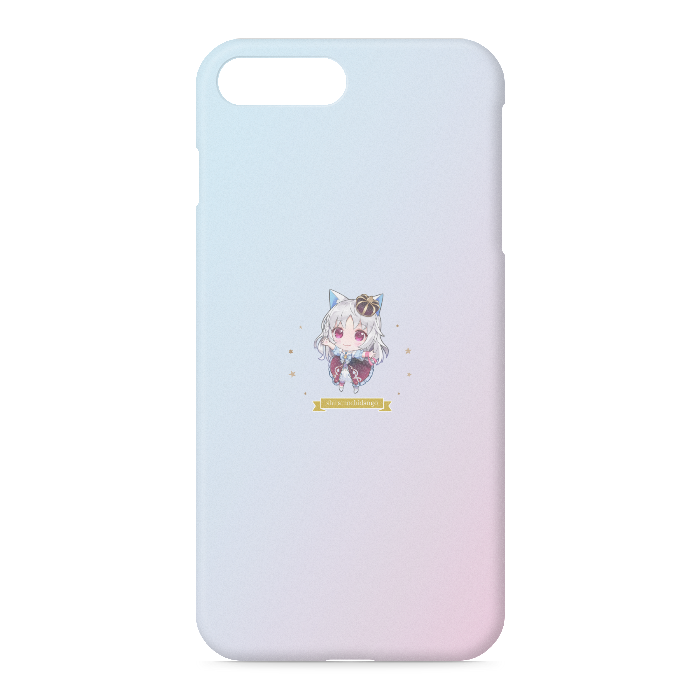 【グラデーション×SDだんごちゃん】iPhoneケース - iPhone 7 Plus / 8 Plus - 側面あり(1)