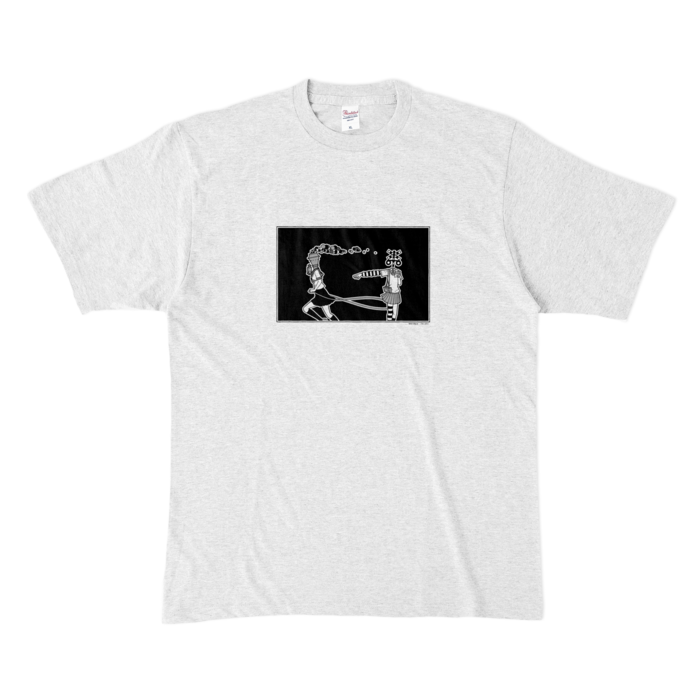 カラーTシャツ(淡色) - XL - アッシュ