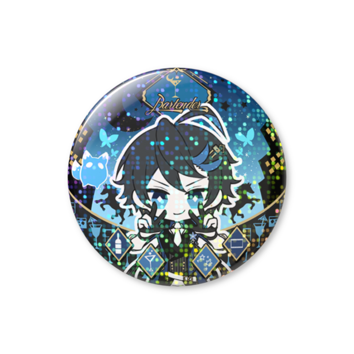 【ぺ】🌃よーこーホログラム缶バッジ