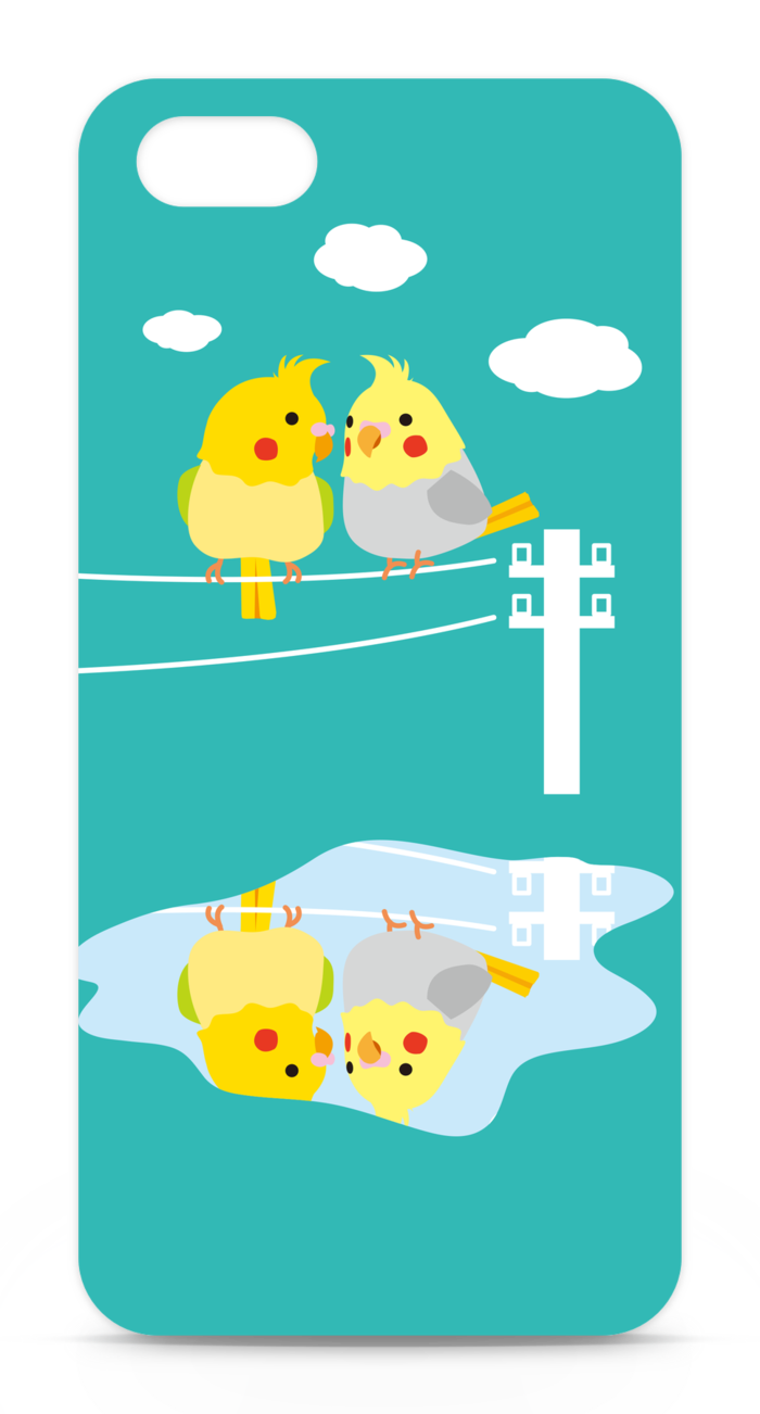 【ブルー】iPhone5ケース
