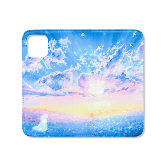 手帳型iPhoneケース(ベルトなし) - iPhone 11 Pro - ストラップ穴 あり