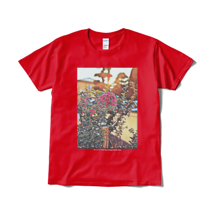 オリジナル デザイン Tシャツ - L - レッド