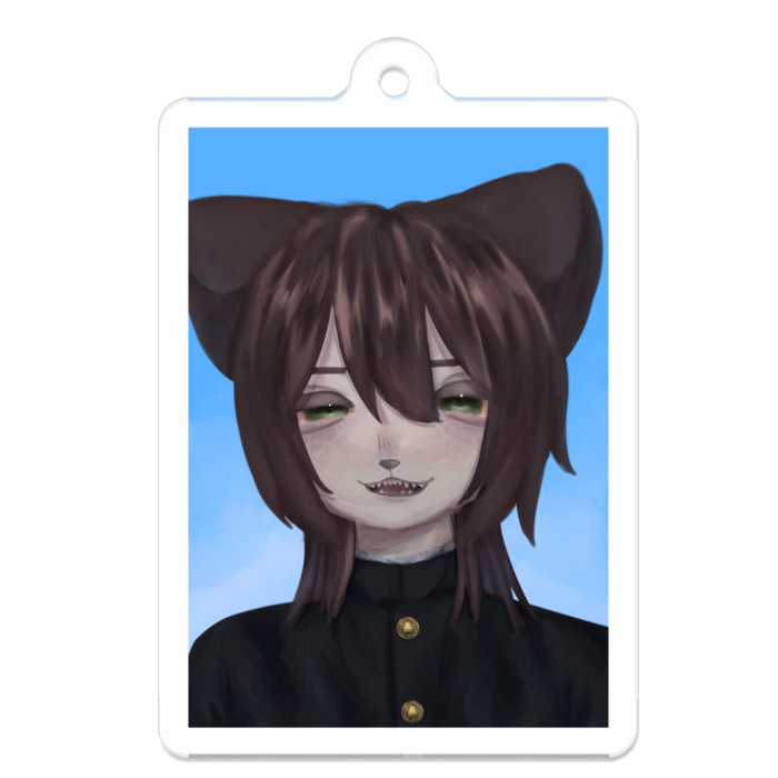 アクリルキーホルダー - 50 x 50 (mm)