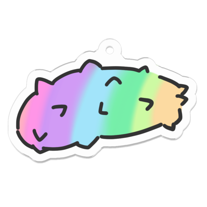 アクリルキーホルダー - 50 x 50 (mm)